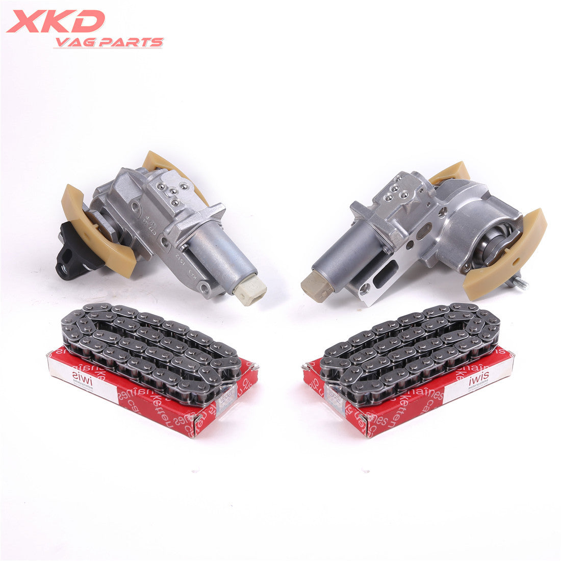 L  R Camshaft Timing Chain Tensioner Kit for Audi A6 S6 for A8 Touareg 077109087P