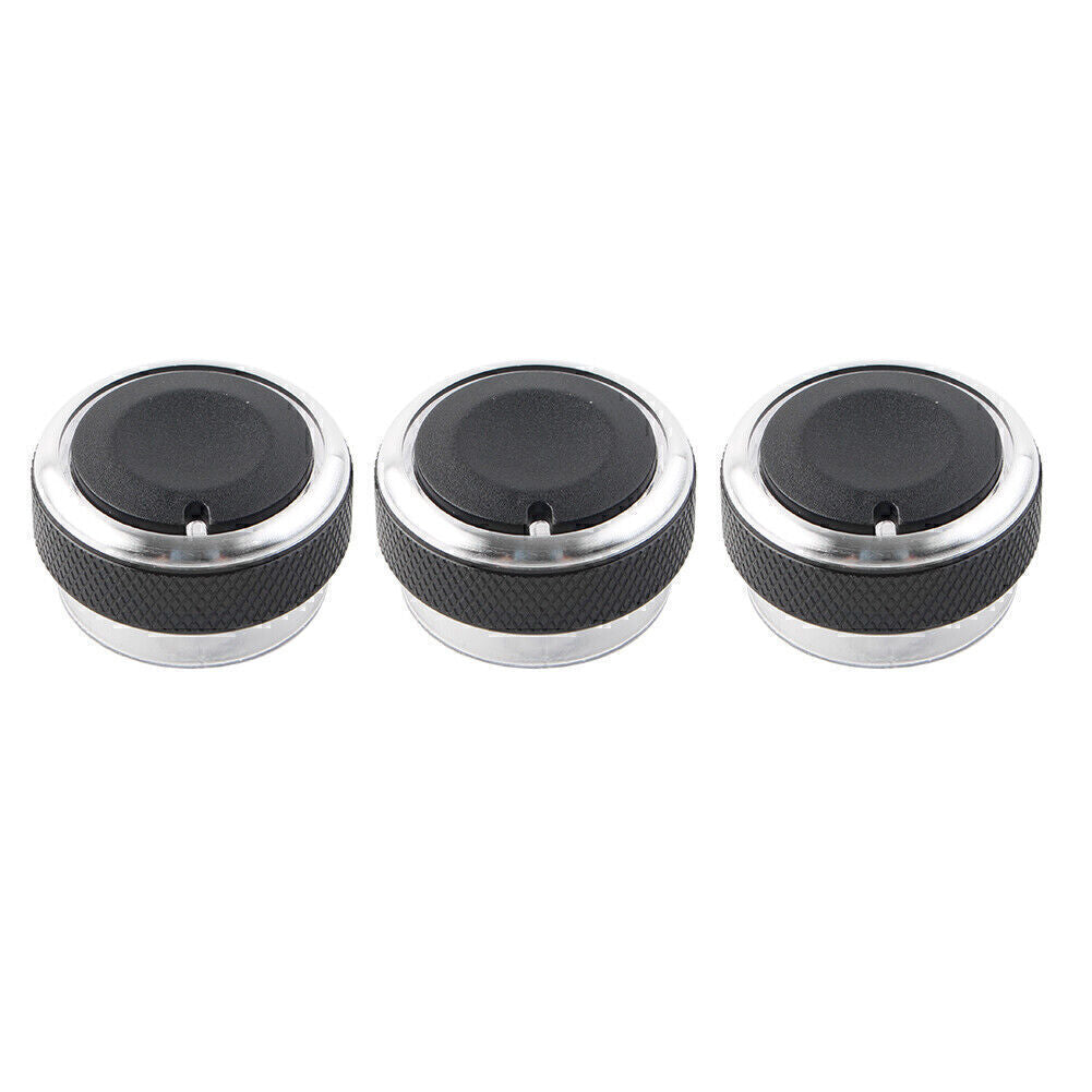 3x Air Condition Switch Knob Button for Ford Focus MK2 MK3 Mondeo C/S-max Black
