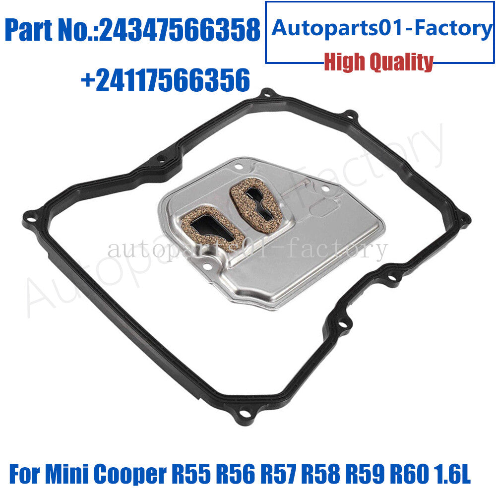 1Set Automatic Transmission Filter Oil Pan Gasket Kit R56 R57 R58 R59 R60 1.6L