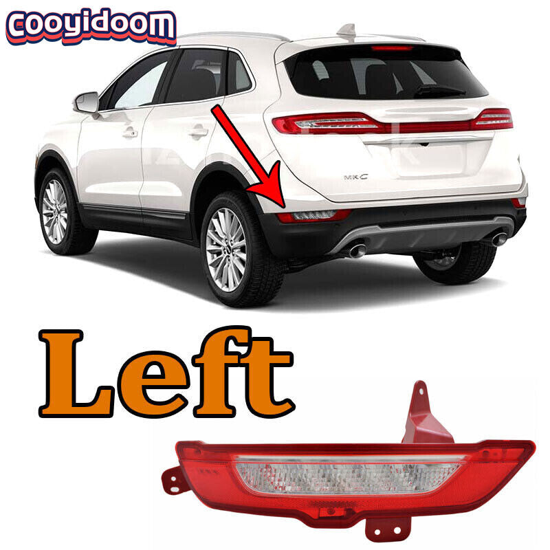 for Lincoln MKC 2015 - 2019, left rear bumper marker light strip bulb assembly