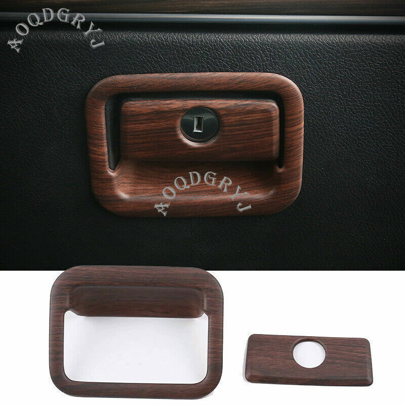 for Toyota Prado 2010-2021 Wood Grain for Co -pilot Storage Glove Box Handle Cover