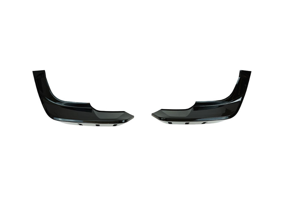 2PC Front Bumper Side Spoiler Black Cover Trim for Land Rover for Defender 2020-2023