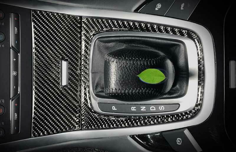 for Ford Edge 2015-2018 Real Carbon Fiber Middle Console Gear Shift Frame Trim