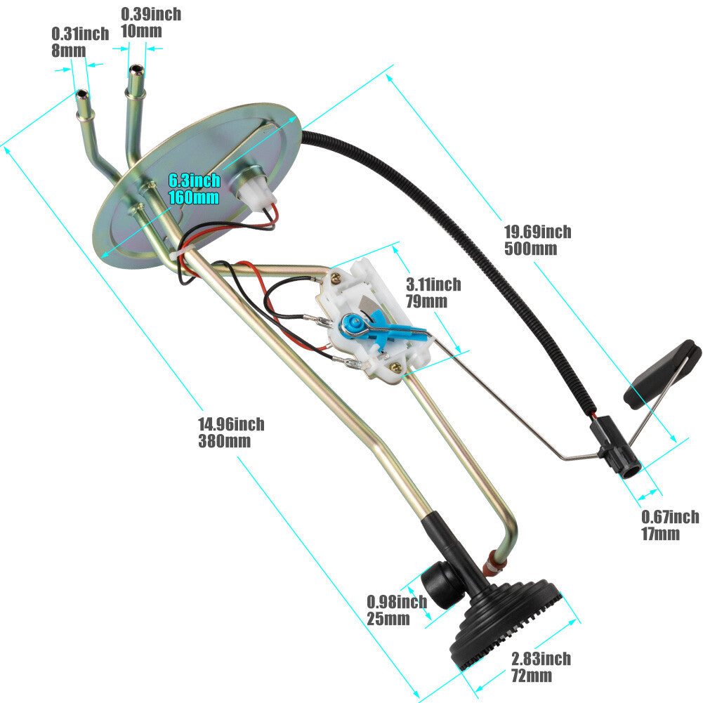 Fuel Sending Unit Sender for Ford F250 F350 Super Duty 6.0L 03-07 5C3Z-9275-BA