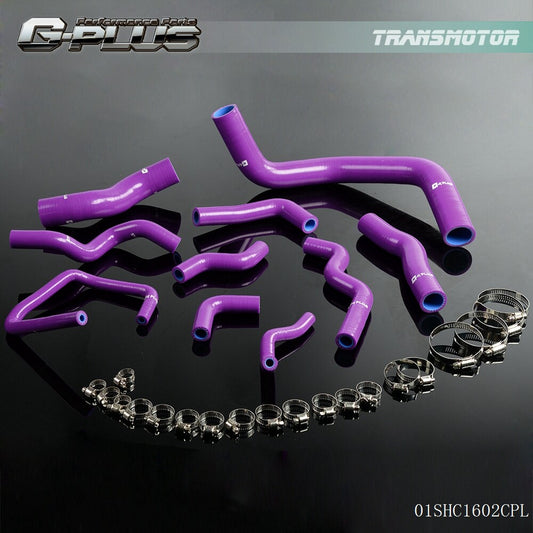 Silicone radiator hose kit for Silvia SR20DET 200SX 240SX S13 S14 S15 Purple