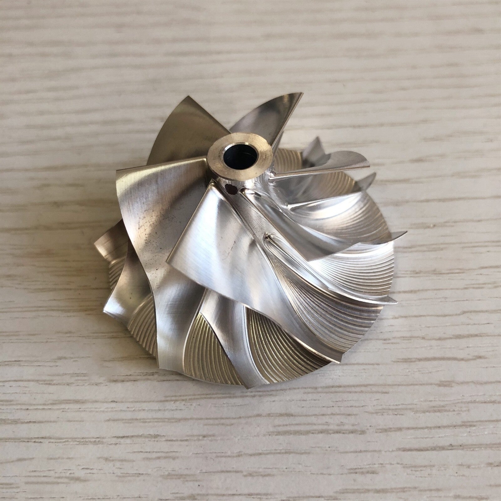 RHF5 39.30/52.50 mm 6+6 Blade Performance Turbocharger Blank Compressor Wheel