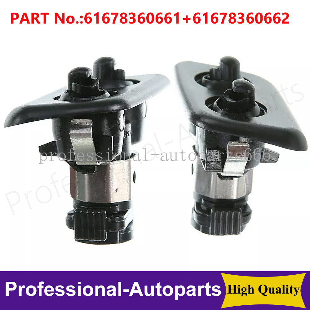 1PairFront Left+Right Headlight Washer Nozzle for BMW 525i E39 528i 530i 540i M5
