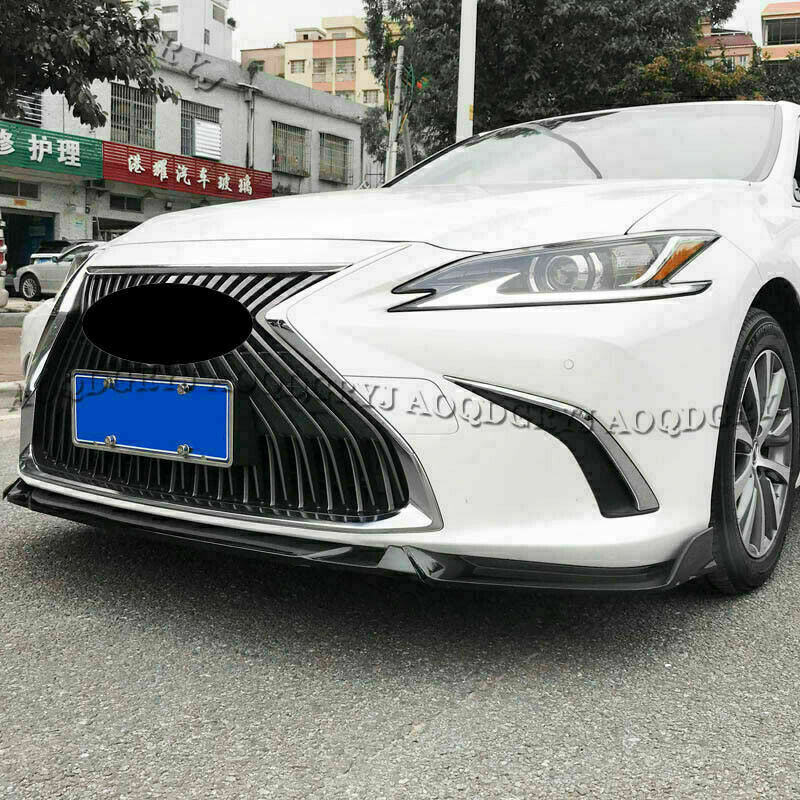 3P for Lexus ES350/300h 2019-2022 Carbon Fiber Front Bumper Lip Guard Cover Trim