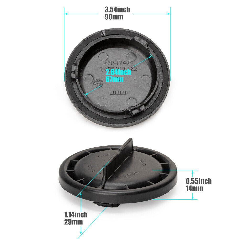 Headlight Cap Bulb Dust Cover fits for Mercedes W204 W171 W212 W222 size 3.54