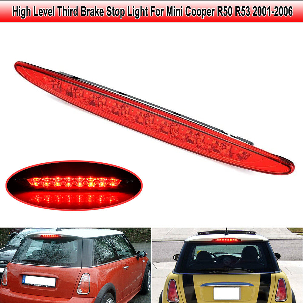 Suitable for 2002-06 for Mini Cooper R50 R53 LED rear third brake stop taillights (3 colors)