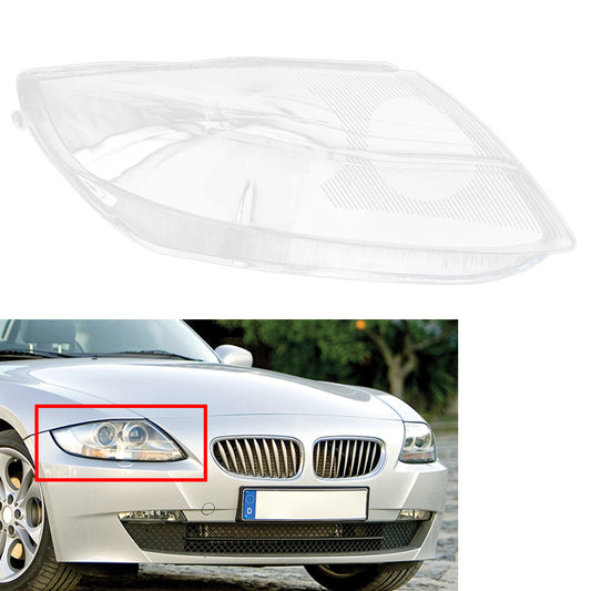 Headlight Headlamp Transparent Lens Cover Replacement for BMW Z4 E85 2003-08