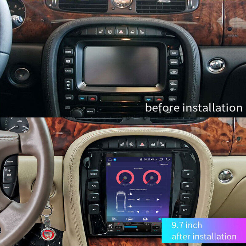 for Jaguar XJ 04~08 GPS Navigation Car Android Radio carpaly audio Wifi 9.7