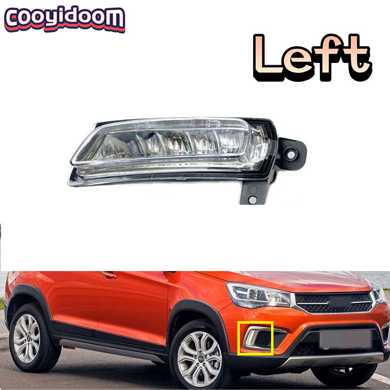 Applicable to for Chery Tiggo 2/3x 2017, 2018, 2019, and 2020 models, left side of front bumper fog light