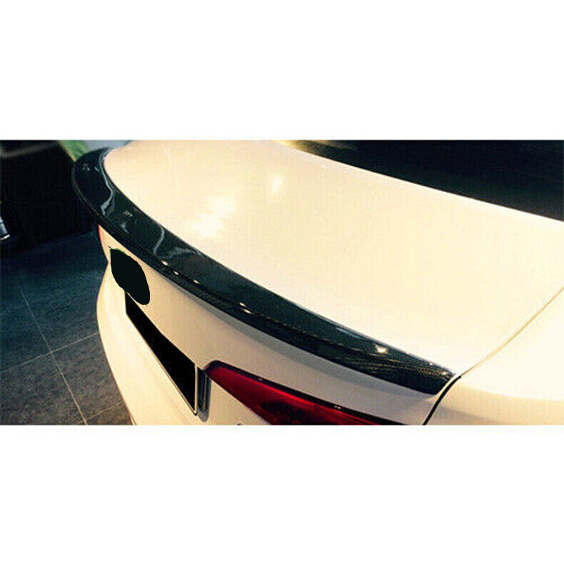 for Hyundai Sonata 15-17 Carbon Fiber ABS Rear Trunk Spoiler Lip Roof Tail Wing