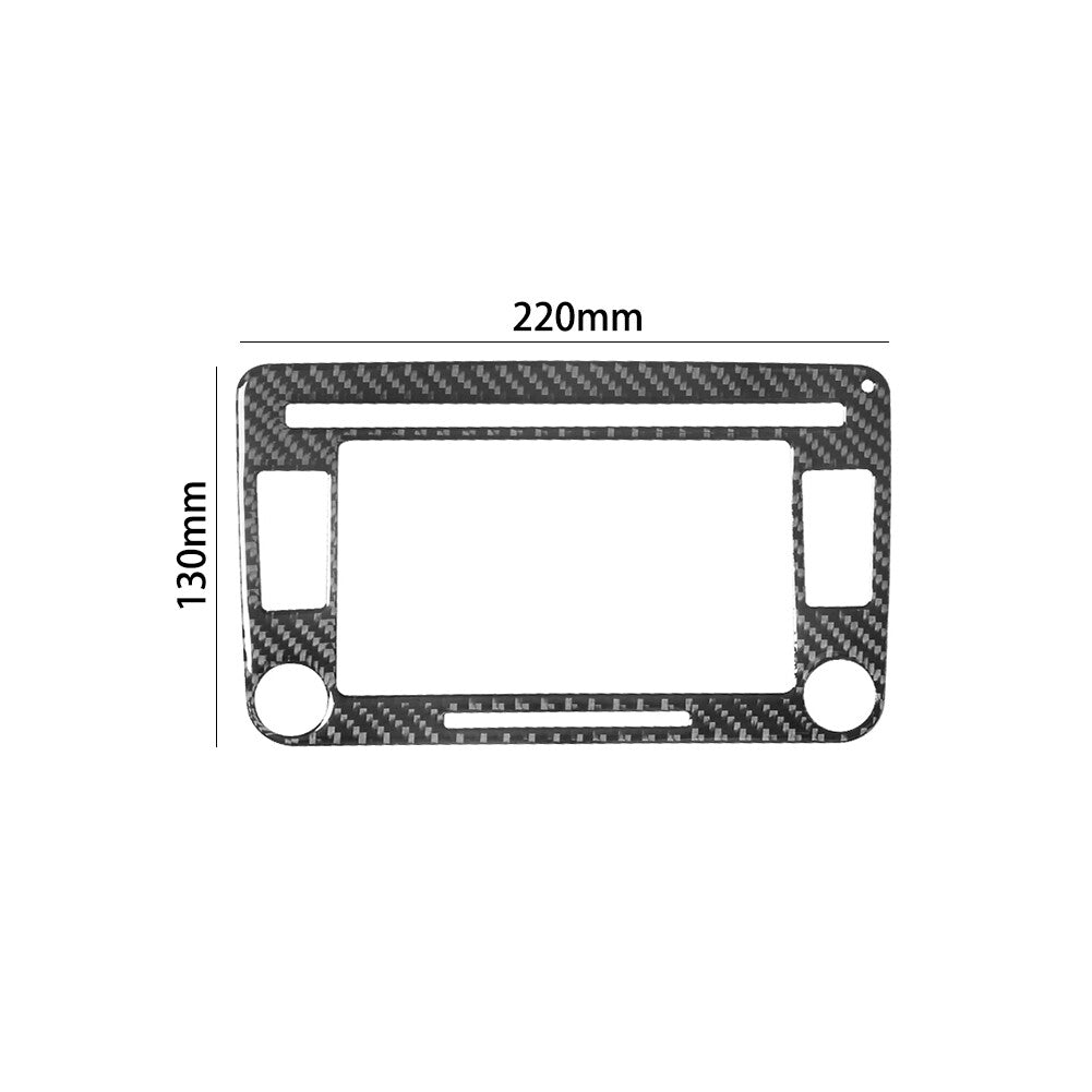 Carbon Fiber Radio With Navigation Trim for Volkswagen for Tiguan 2013-2017 Type A
