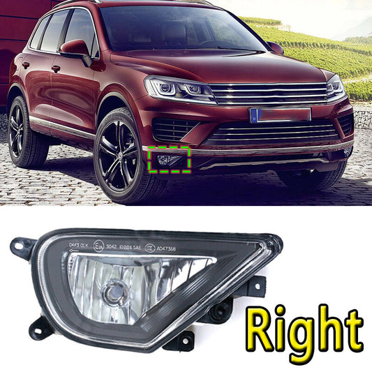 for Volkswagen Touareg 2016-2018 Right Front Bumper Fog Light With Bulbs