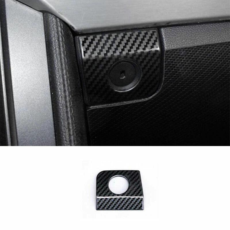 for Ford for Mustang 2015-2022 Steel Carbon Fiber for Co -Pilot Storage Box Bowl Trim 1PC