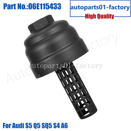 Oil Filter Cover for VW 06E115433 for Audi S5 Q5 SQ5 S4 A6 Quattro Touareg Q7 A7 for A8