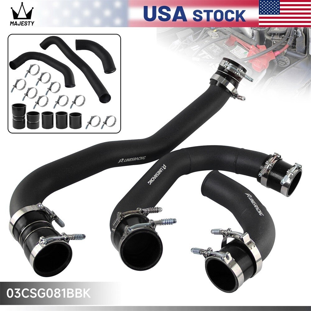 Hot Cold Intercooler Pipe Boot Kit For 08-10 for Ford 6.4L Diesel BK
