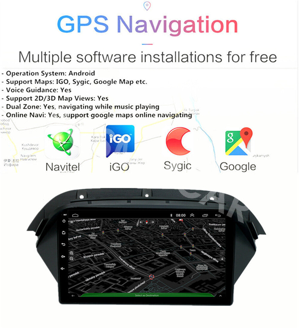 Car Stereo Android 13 GPS WiFi Bluetooth Player DAB Fit for Acura MDX 2007-2013