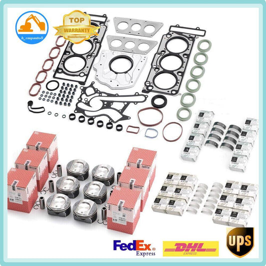 M276 Rebuild Pistons Seals Bearings Kit STD for Mercedes-Benz SLK350 3.5L dhl