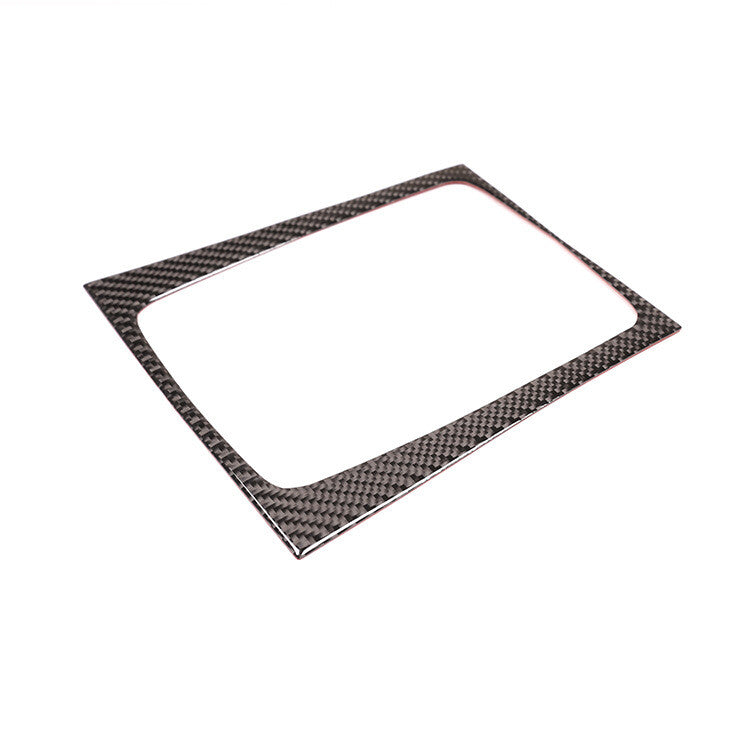 Carbon Fiber Interior Gear Panel Frame Cover Fit for Mercedes C class W204 07-14