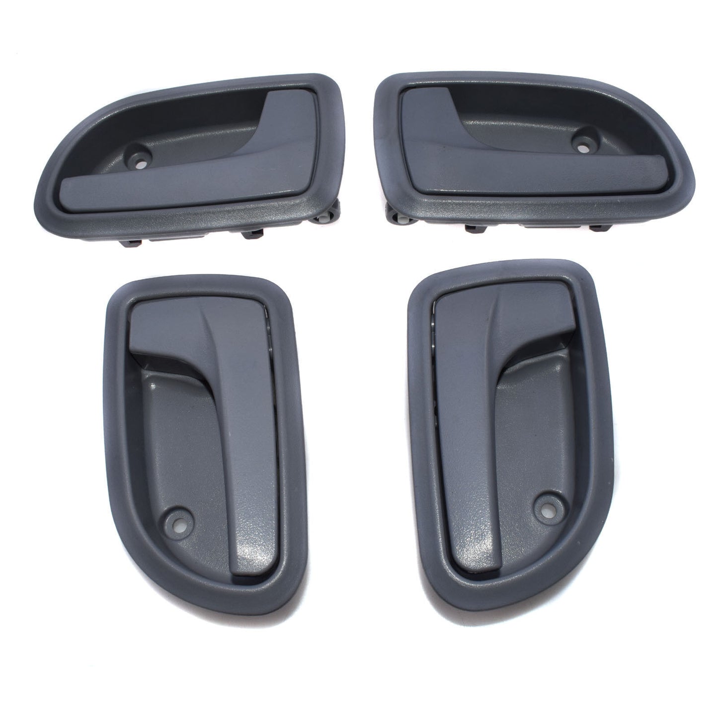 for KIA 2008-2010 Picanto Morning Set 4Pcs Inside Door Handle Left Right Gray