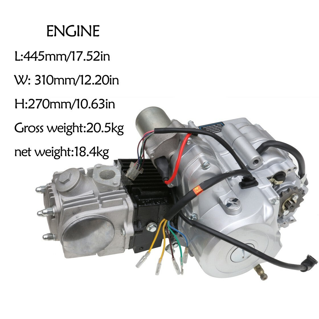 125cc Semi Auto Engine Motor Kit Reverse For ATV Quad Go Kart Buggy for Honda ATC70