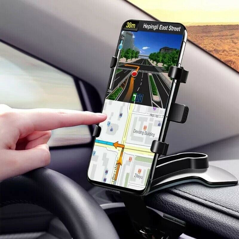 Car Dashboard Phone GPS Mount Holder Stand Clip Cradle 360 Adjustable Rotation