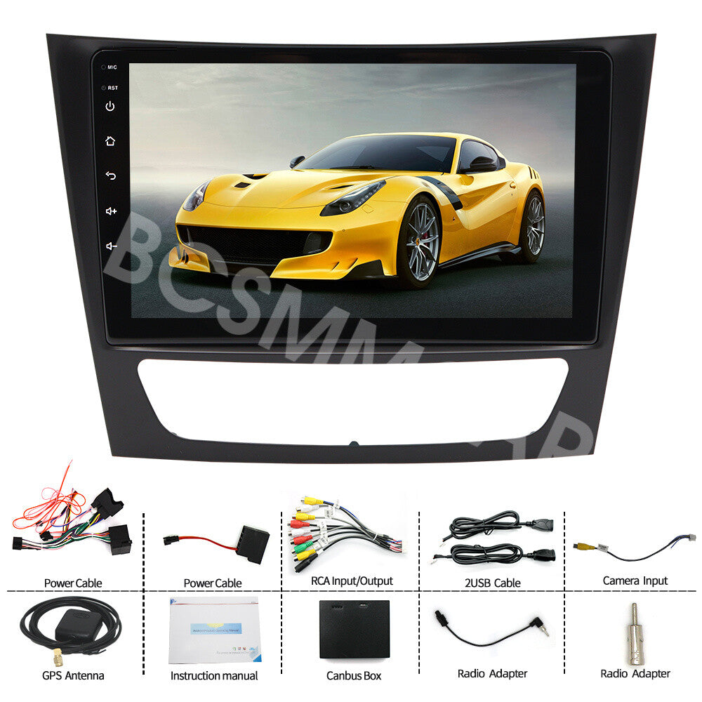 Fit for Mercedes Benz W211 E320 E350 2002 Android13 Car Stereo Radio For Carplay