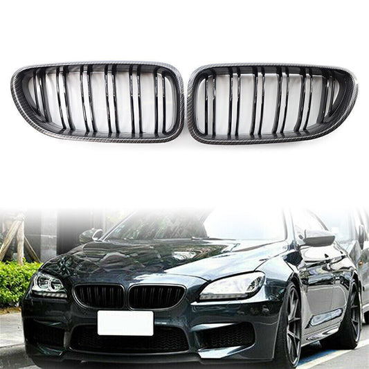 Front Kidney Grille Grill Cover Left Right for BMW M6 F06 F12 F13 2012-2017 Pair