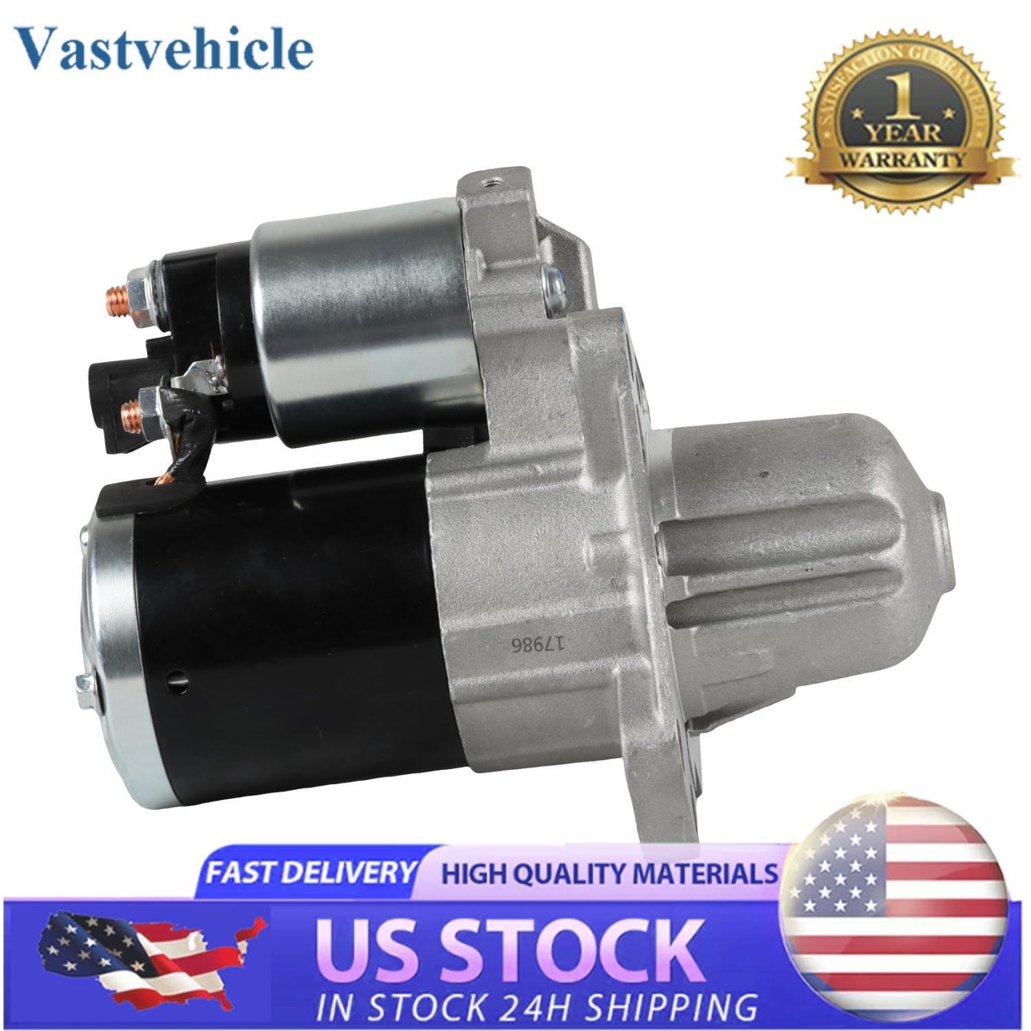 Replacement Starter Motor for Chevy for Buick for Cadillac for GMC 3.6L 17997