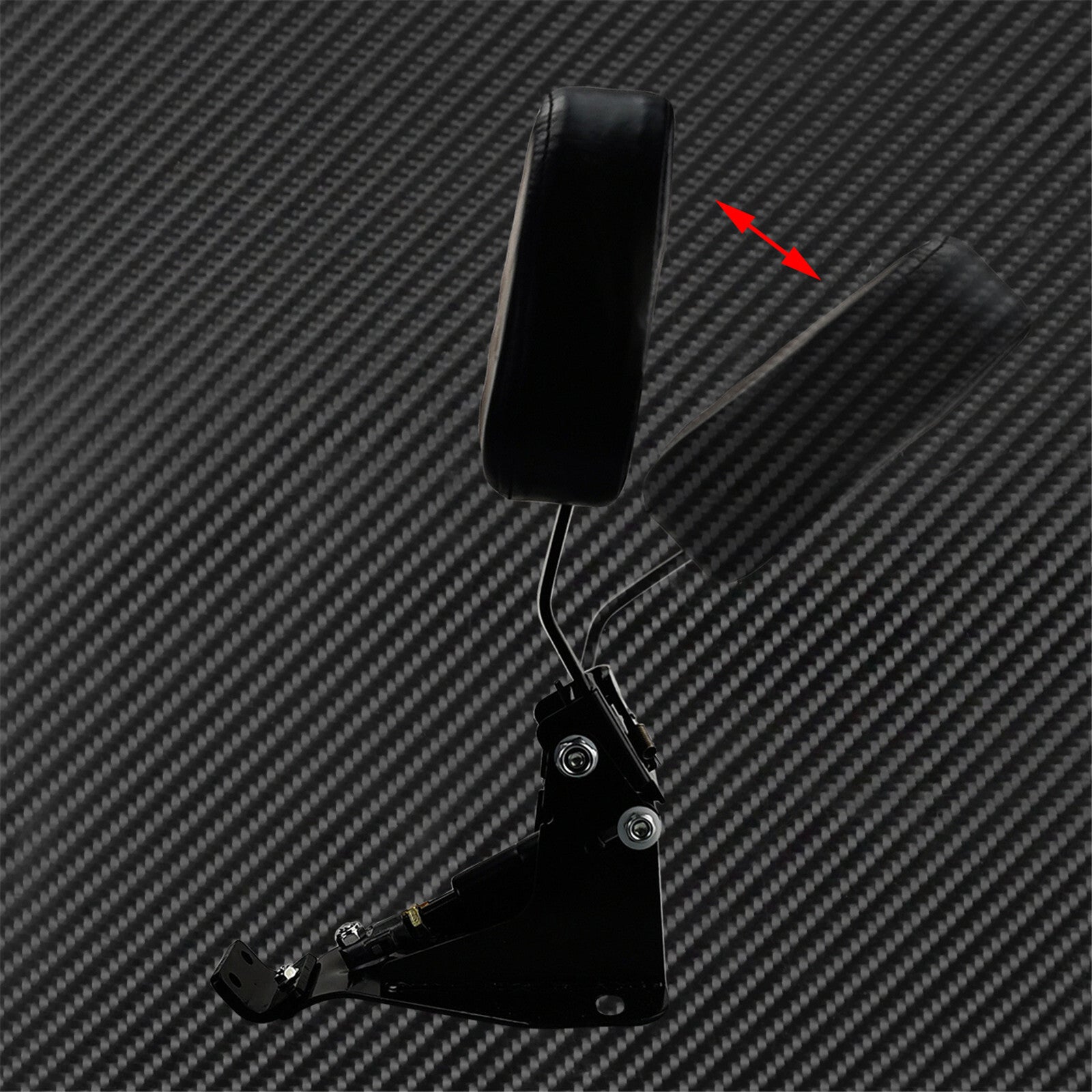 Full Forward Adjustable Rider Backrest Mounting Fit for Harley Touring 2009-2020