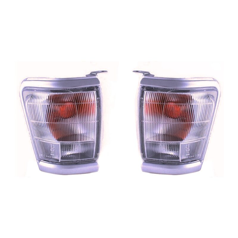 1 Pair for Toyota Hilux 1997-2001 Headlight turn signal light chormed trim