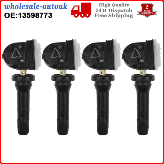 4pcs Tyre Pressure Sensor 13506028 Fit for Opel Adam for Vauxhall Astra K 2015-2020
