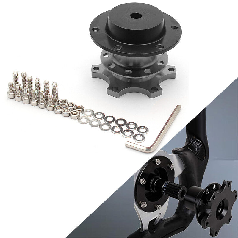 Sports Steering Wheel Quick Release Snap Off Boss Kit Hub Adapter Universal