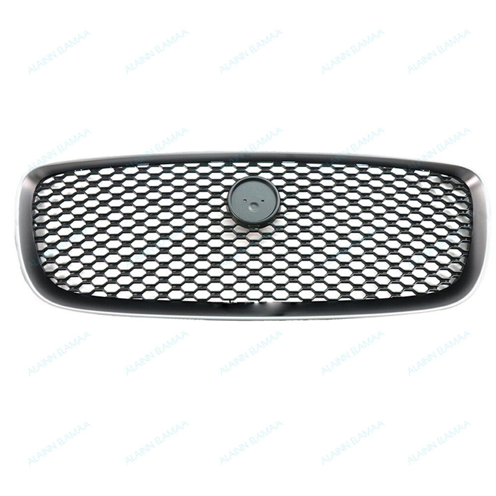 Front Bumper Radiator Grille Fits for Jaguar F-Pace 2017-2020,Matte Silver
