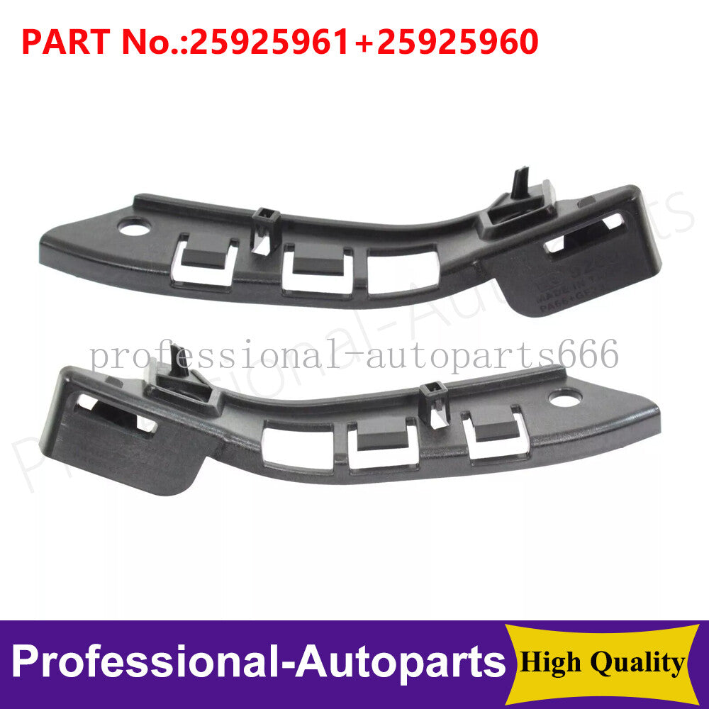 One pair of front left and right bumper protectors suitable for 2008-2012 for Chevrolet Malibu.