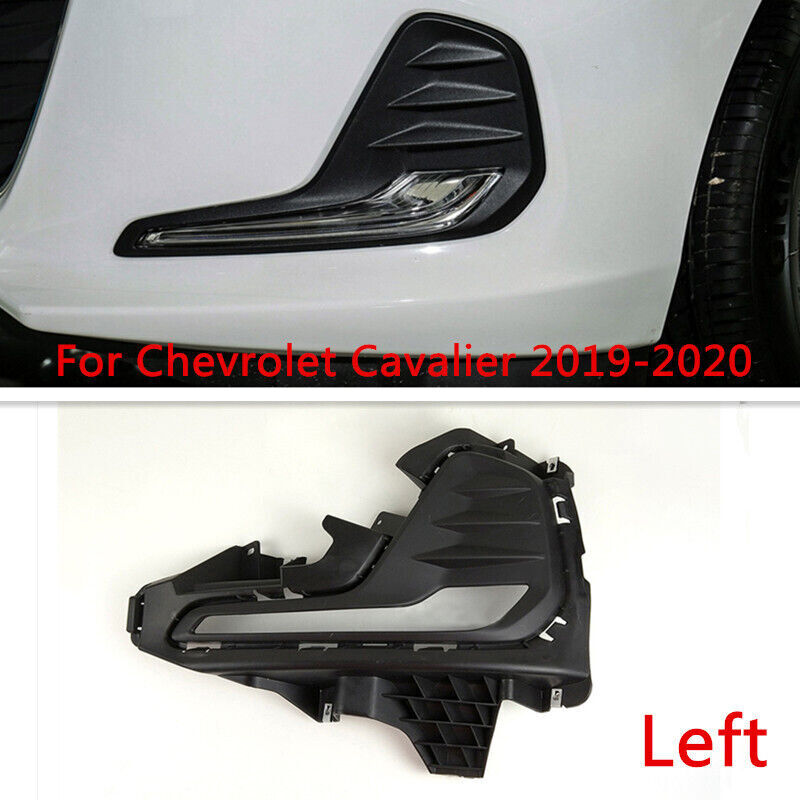 Left Side ABS Front Bumper Fog Lamp Cover Bezel for Chevrolet Cavalier 2019-2020