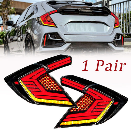 LED Tail Lights for Honda for Civic Hatchback FK7 FK8 2017-2021 Rear Lamps