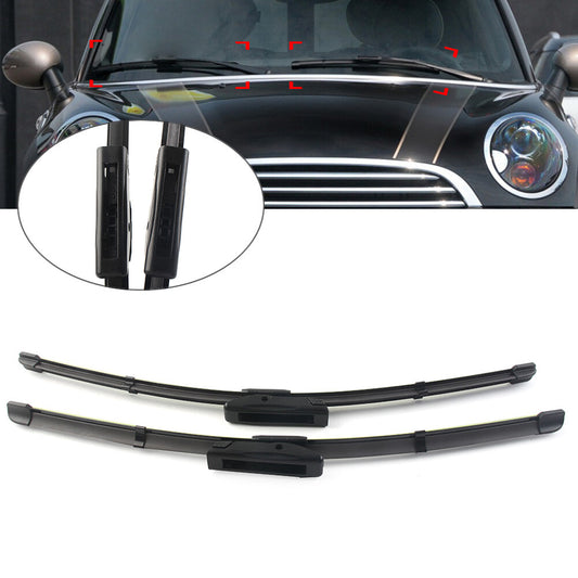 Car Front Windshield Wiper Blades Kit for BMW for Mini Cooper R55 R56 R57