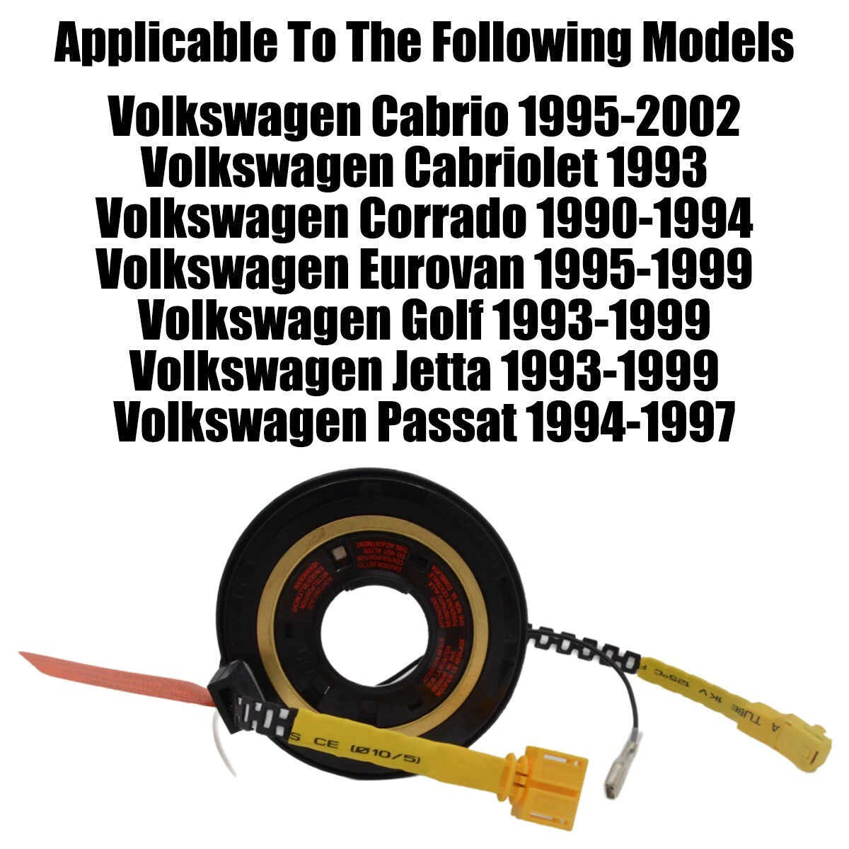 Replacement cable 1H0959653E compatible with Cabrio, for Golf , for Jetta , for Passat , and Corrado.