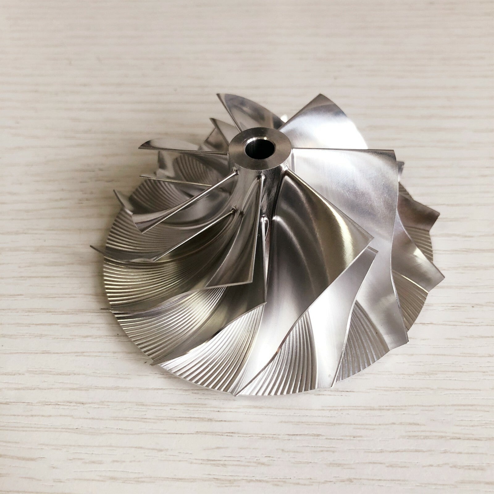 TD06 Reverse 62.30/86.15 mm 7+7 Blade Performance Turbine Billet Compressor Wheel