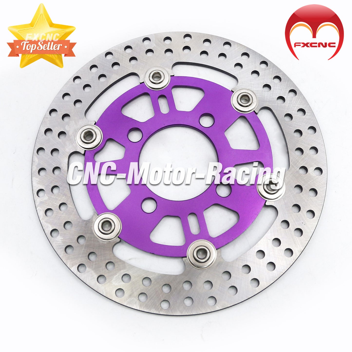 CNC purple parts for Honda Grom MSX125 2013-2014 2015 rear brake disc rotor iron