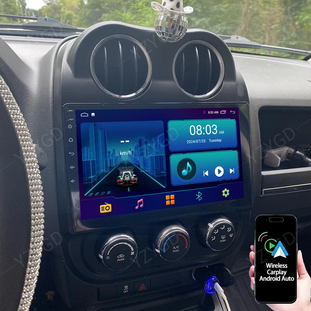 for Jeep Compass 2010-2016 Android Auto Carplay Car Radio Stereo GPS Navi Screen