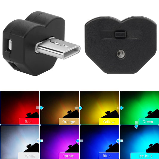 1¡Á USB LED Car Interior Light Neon Atmosphere Ambient for Mini Lamp Bulb Accessories