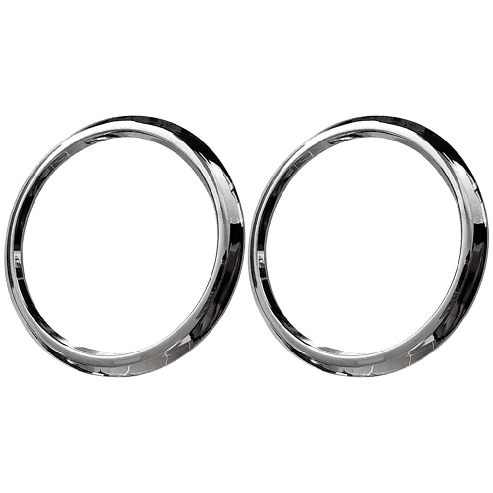 2Pcs Front Fog Light Lamp Ring Chrome Frame 670065940 Fit For 2018-2020 Levante