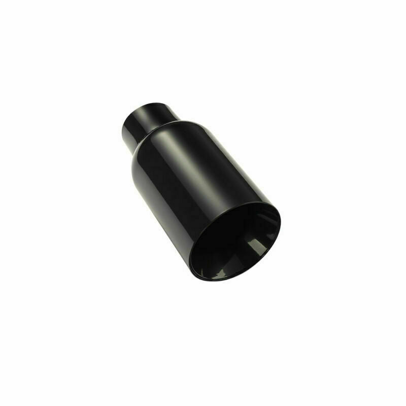 2'' Inlet 3inch OD Single Exhaust END Tips Universal Black End Tips Weld on Tips