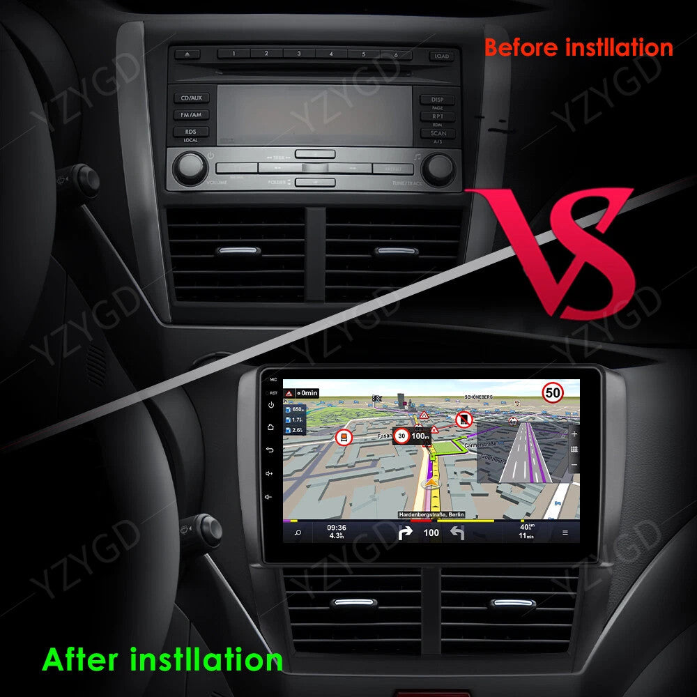 for Subaru WRX / WRX STI 2008-2014 Android14 Car Stereo Radio Carplay GPS Screen