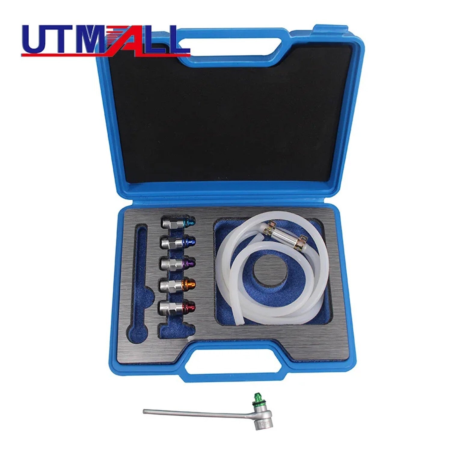 8-piece set of 6-point brake wrench for bleeding, including a 1.2-meter blood vessel outlet.
